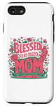 Coque pour iPhone SE (2020) / 7 / 8 Blessed To Be Called Mom Cute Floral Fête des Mères