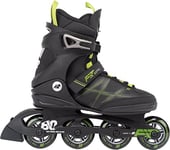 K2 Skate F.I.T. 80 Pro Rollers pour Homme - Noir - Olive - 30G0211, UE : 43.5 (UK: 9/US : 10)
