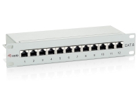 Equip 208014, Gigabit Ethernet, 1000 Mbit/s, RJ-45, Cat6, Cat6e, Grå, Stål
