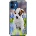 Apple iPhone 12 mini Transparent Mobilskal Hundvalp