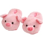 Damtofflor Söta Gris Tofflor Cartoon Tofflor Djur Tofflor Varma Tofflor sjx Storlek 36-44 lika Pink A