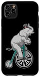 iPhone 11 Pro Max Elephant Circus Bicycle Hat Case