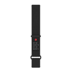 Polar - Hook & Loop Nylon Wristband 22mm - Black M/L