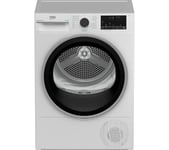 BEKO Pro B3T49241DW 9 kg Heat Pump Tumble Dryer - White, White