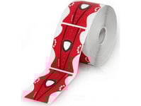 Silcare_Double-Sided Forms For Nail Extensions Red 500Pcs.