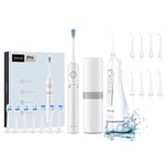 Elektrisk tandborste, Sonic-teknik, Vattenflosser, 5020E-W-P11-W