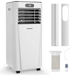 4 i 1 bärbar luftkonditionering 7000 BTU Kyla & Ventilation & Avfuktning 16??32? Vit