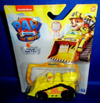 NICKELODEON TRUE METAL PAW PATROL THE MOVIE RUBBLE COLLECTOR VEHICLE. NEW