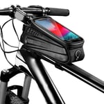 DAWWFV Hard Shell Bike Bag, Mobile Phone Touch Screen Bag, Saddle Bag, Cycling Equipment, Suitable for Mountain Bikes