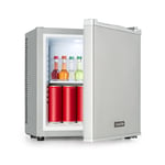 Mini Fridge 13 L Table Top Fridge for Bedroom Portable Beer Fridge Cooler Silver