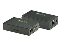 Techly Amplifier Extender Vga And Audio Over Network Cable - Förlängd Räckvidd För Audio/Video - Upp Till 300 M
