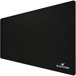 Bluestork Tapis de Souris XXL - Grand Tapis de Souris Gamer - Surface Optimisée Haute Précision - Base Antidérapante en Caoutchouc - Tapis de Souris Extra Large 900x450x3mm - Noir