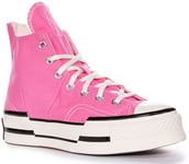 Converse Chuck 70 Plus Lace up Hi Top A05466C In Pink Size UK 3 - 9
