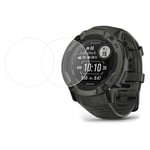 Garmin Instinct 2X Solar Glass Skärmskydd - 2 st - Genomskinlig