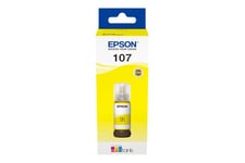 Epson EcoTank 107 - gul - original - påfyllnadsbläck
