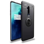 OnePlus 8 Pro Praktisk Stöttåligt Skal med Ringhållare V3 Svart
