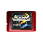 Rouge-Cassette de jeu UlOscar Mega Drive 2 V3 Pro pour console Sega 16 bits, 3000 en 1, version chinoise, sér
