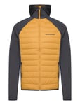 M Down Hybrid Hood Jacket Yellow Peak Performance