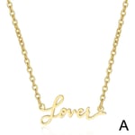 Taylor Swift Reputation Halsband Inspirerat av Fearless Lover Lover Gold