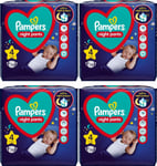 Pampers Nattblöjor-Blöjor, Storlek 4, 100 Blöjor, 9Kg-15Kg