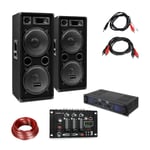 SPL700EQ kit amplificateur avec 2 enceintes et table de mixage