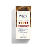 Phyto - Kit Coloration Permanente - 7.3 Blond Doré - Pigments Végétaux - Sans Ammoniaque - Experts Coloristes - Tenue Longue Durée - Couvre 100% des Cheveux Blancs