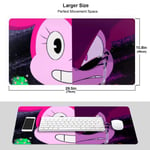 FZDB Cartoon Steven Universe Spinel Mouse Pad,Rubber Non-Slip Electronic Sports Oversized Gaming Large Mouse Mat, Rectangular Mouse Pads 15.8 x 29.5 inch
