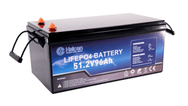 Lithium Batteri: LiFePo4 48V 4,9kWh