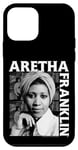 Coque pour iPhone 12 mini Photo portrait d'Aretha Franklin par David Gahr