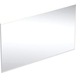Geberit Option Plus Square spegel med belysning, dimbar, imfri, 120x70 cm, aluminium