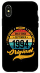 iPhone X/XS 30th Birthday Retro September 1994 Vintage Bday Classic Case