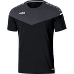 JAKO Champ 2.0 T-Shirt Men's T-Shirt - Black/Anthracite, Small