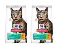 Hills - 2x Catfood - SP Adult Chicken Perfect Weight 7kg - Bundle