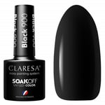 Claresa Nail Polish Hybrid Soak Off Black900 5ml