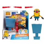Despicable Me 4 Launch & Blast Mega Minion Mel Action Figure | Push Down On Mel's Head To Fire His Blaster | Collect All 5 | All With A Different Play Feature And Accessories