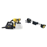 Wagner Fence & Decking Paint Sprayer for Fences, Sheds, Covers 5 m² in 9 min, 1400 ml Capacity, 460 W, 1.8 m Hose & Handle Extension for high Ceilings, Walls or Floors, 60 cm