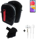  Holster / Shoulder + earphones for Samsung Galaxy F13 Bag Extra Belt Case