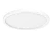 Philips Hue White ambiance Aurelle - Taklampspanel - LED - 24.5 W - varmt till kallt vitt ljus - 2200-6500 K - rund - vit