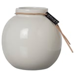 ERNST Vase Keramikk Hvit, 21 cm Hvit Stengods
