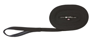 Trixie Spårlina/dressyrband, 15 m/20 mm, svart