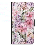 Bjornberry Plånboksfodral Huawei P30 Lite - Vattenfärg Blommor