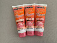 Lot 3 x Soap and & Glory PEACH PLEASE Body Lotion 250ml Limited Edition FREEPOST