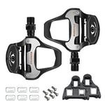 KOOTU Bike Pedals SPD-SL Pedals Electroplated Color Road Bike Pedals 9/16" Universal Bicycle Pedals Cleats Set for Shimano SPD Clipless suitable for Road Bike Spin Bike MTB Indoor Bike