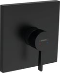 hansgrohe Finoris Single lever shower mixer for concealed installation, matt black, 76615670