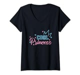 Womens Cool Princess Hobby beauty Girl V-Neck T-Shirt