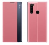 Flip Fodral Slim - Xiaomi Redmi Note 8T Rosa (time-view)