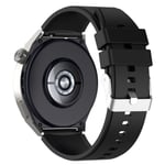 Silikonarmbånd til Huawei Watch GT 3 Pro 46mm - sort