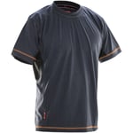 Jobman T-shirt Dry-tech™ Merinoull 5595 Advanced Mörkgrå/Svart