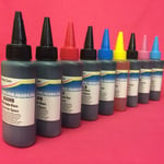 9 x 100ml DYE PRINTER REFILLING INK BOTTLE FOR EPSON STYLUS PHOTO R3000 R 3000