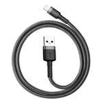 Baseus Cafule USB-A til Lightning Kabel - 0.5m - Svart